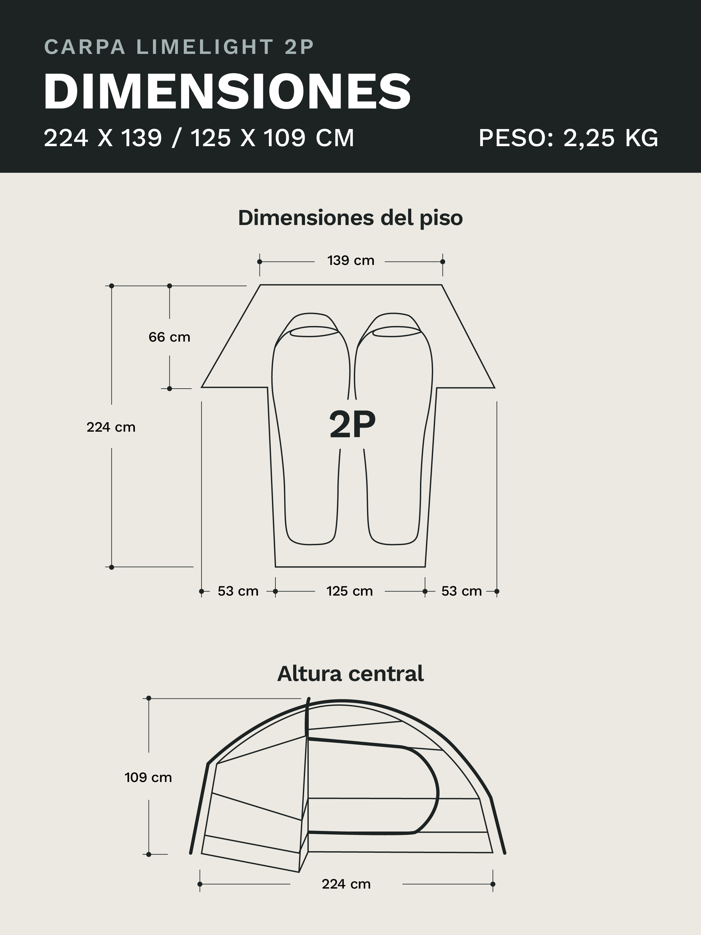 Carpa Marmot Limelight 2P